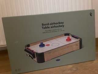 Mesa de air hockey para niños