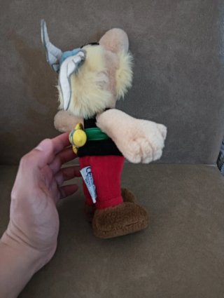 Peluche Asterix vintage anni 90