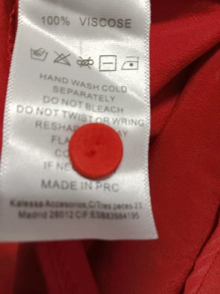 Blusa tipo seda larga diseño