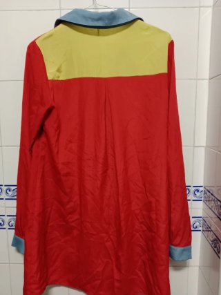 Blusa tipo seda larga diseño