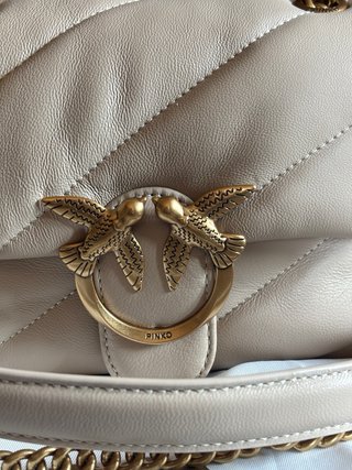 Borsa Pinko Puff Beige Nuova