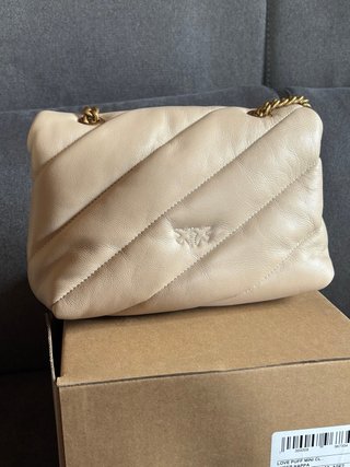 Borsa Pinko Puff Beige Nuova