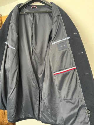 Abrigo Clásico Tommy Hilfiger Azul