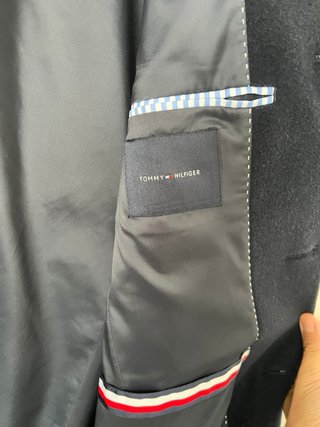 Abrigo Clásico Tommy Hilfiger Azul