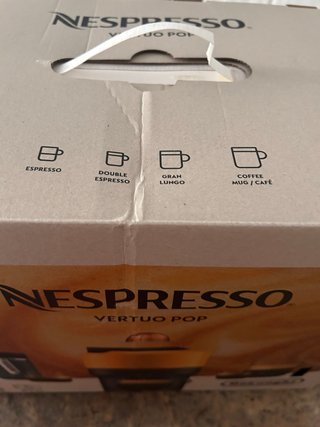 Cafetera Nespresso DeLonghi Negra