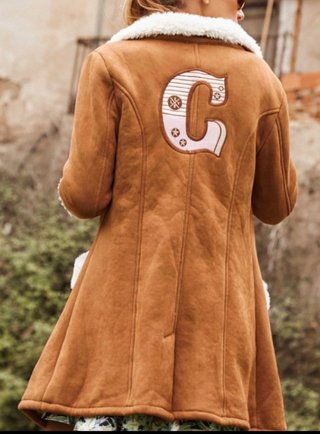 Abrigo Camaleonica Ante Borreguito Talla M