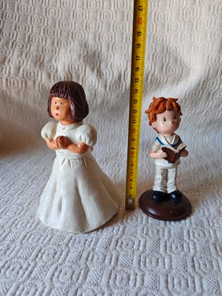 Figura niño/a primero comunión traje vestido blanc