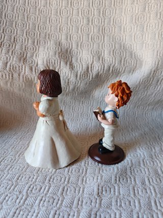 Figura niño/a primero comunión traje vestido blanc