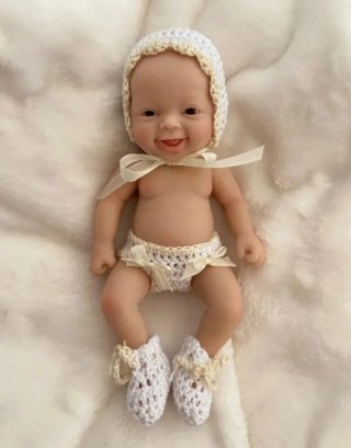 Bebé Mini Reborn Silicona 20cm