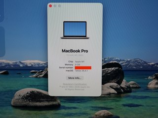 MacBook Pro 13" M1 2020