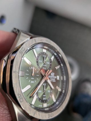 Casio Edifice 640DC-3AVUEF Cronógrafo Esfera Verde