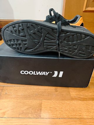 Zapatillas Coolway Negras y Naranja