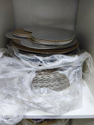Lote bandejas y blondas repostería