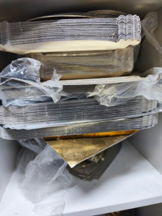 Lote bandejas y blondas repostería