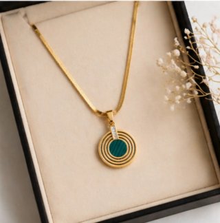 Collar Acero Baño Oro Resistente Agua