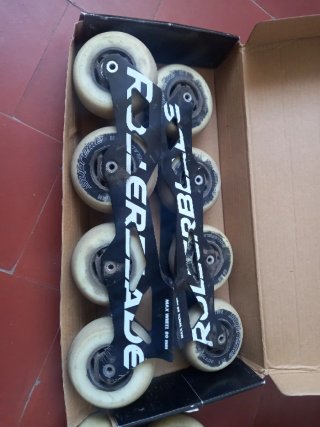 Patines en línea Rollerblade con 2 guias de 80,90