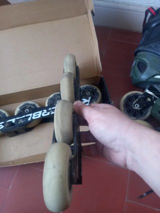 Patines en línea Rollerblade con 2 guias de 80,90