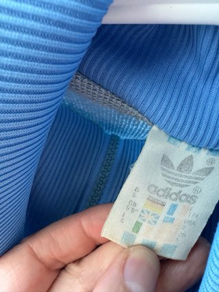 Giacca Adidas Vintage Anni '70 Blu