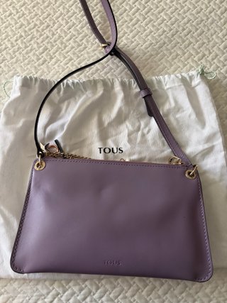 Bolso Tous Lila Piel con Dijes