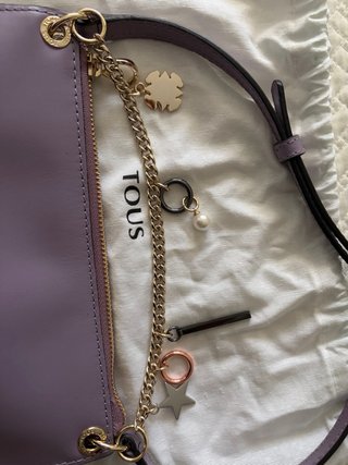 Bolso Tous Lila Piel con Dijes