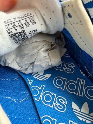 Zapatilla Adidas SL 72 Azul y Blanca
