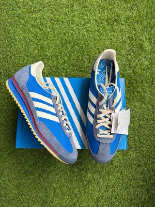 Zapatilla Adidas SL 72 Azul y Blanca