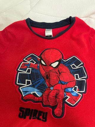 Pijama Spiderman Invierno Niño Talla 128