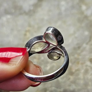 Anillo Plata 925 Piedra Luna