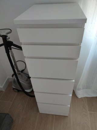 Cajonera MALM Ikea Blanca