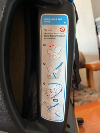 Silla de coche BQS Isofix Buen estado!!
