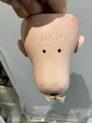 Cabeza de Muñeca Antigua Porcelana.