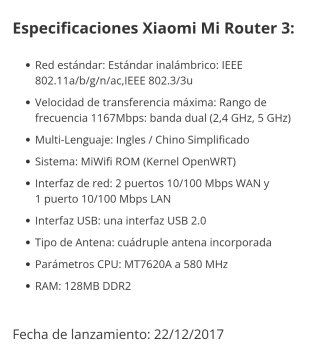 Router Xiaomi Mi 3