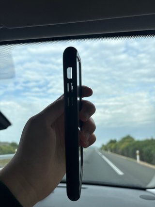 Funda iPhone 11 Transparente Negra