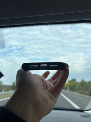 Funda iPhone 11 Transparente Negra