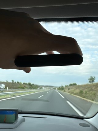 Funda iPhone 11 Transparente Negra