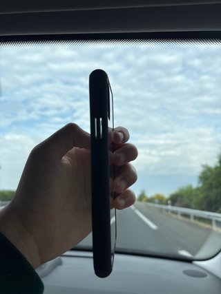 Funda iPhone 11 Transparente Negra