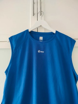 Camiseta sin mangas azul Ipso Talla XL