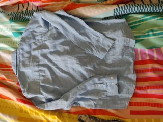 Camisa Tizas Azul Ceremonia Niños