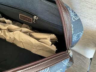 Loewe Mini Boston Anagram Denim – Original