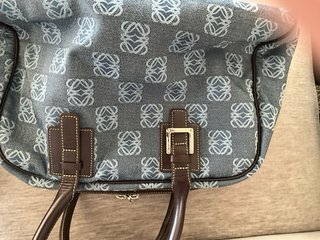 Loewe Mini Boston Anagram Denim – Original