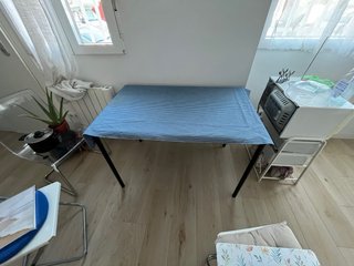 Mesa comedor negra Ikea 110x67cm