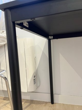 Mesa comedor negra Ikea 110x67cm