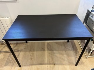 Mesa comedor negra Ikea 110x67cm