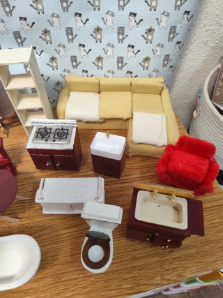 Lote Muebles Miniatura 1:12