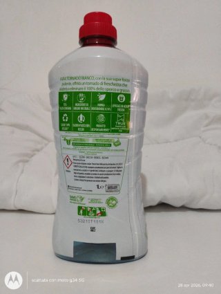 Detersivo Ajax Tornado Bianco Pavimenti