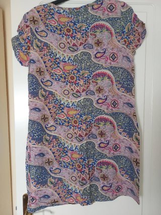 Vestido estampado talla 44