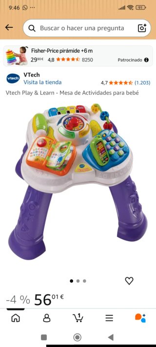 Mesa de Actividades Vtech Play & Learn
