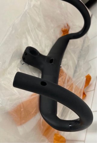 Manillar carbono integrado Roval 380x75mm Nuevo