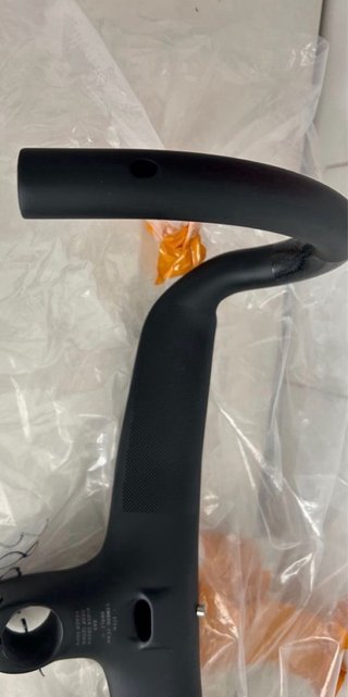 Manillar carbono integrado Roval 380x75mm Nuevo