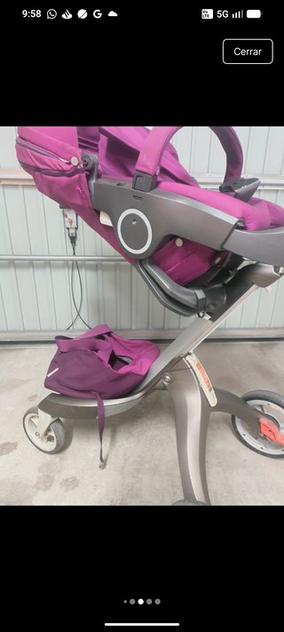 Carro y adptador Stokke Xplory para Silla de Coche